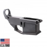 AR-15 Billet 80% Lower Receiver - Black Anodized (Made in USA) 