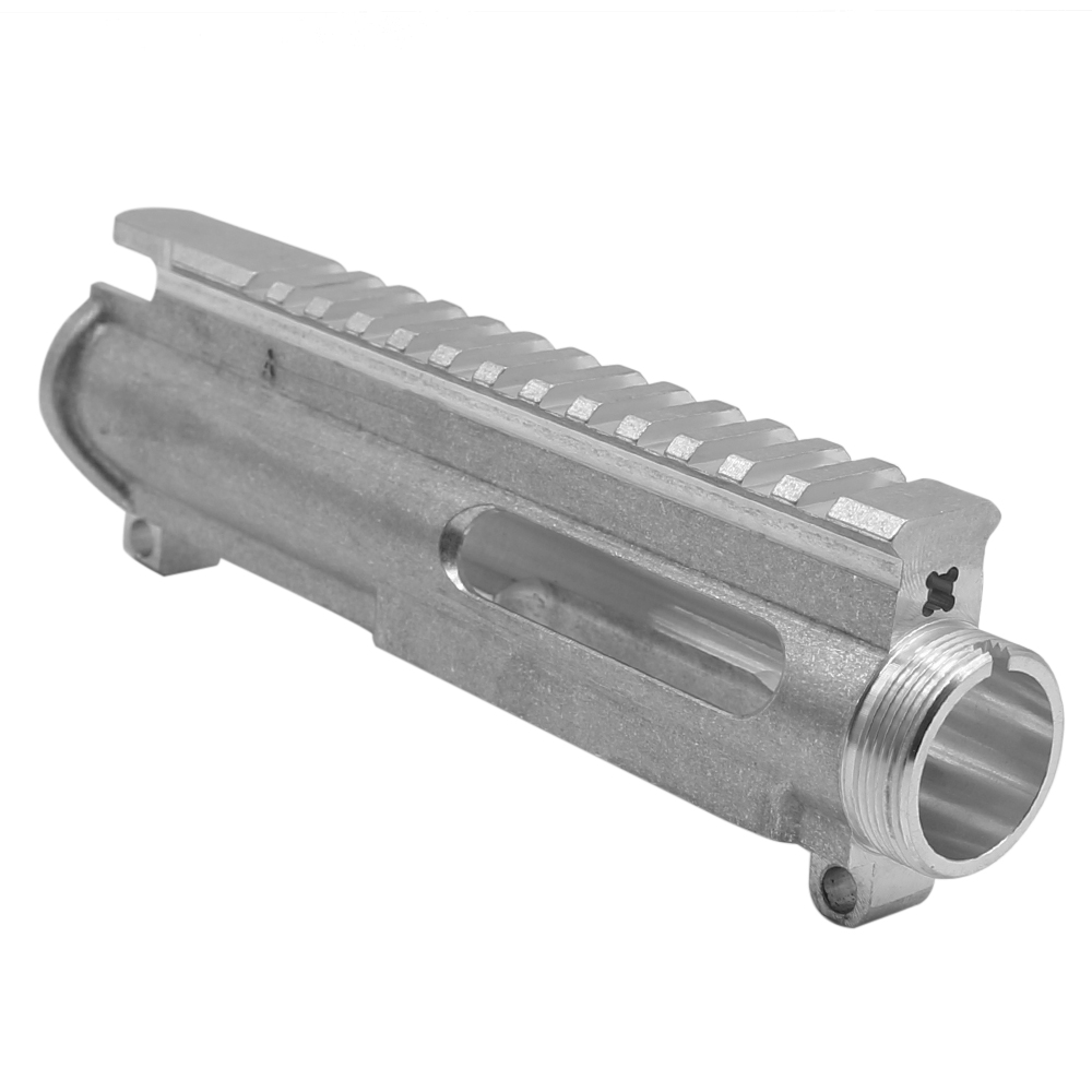 AR-15/47/9/300 Circle Slick Side Upper Receiver - Forged M4 Flat Top - RAW (Multi Cal)