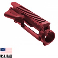 AR-15 Stripped Upper Receiver (RED) - Made in U.S.A.