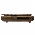 AR-10/LR-308 Low Profile Upper Receiver- Cerakote Burnt Bronze  (Made in USA)