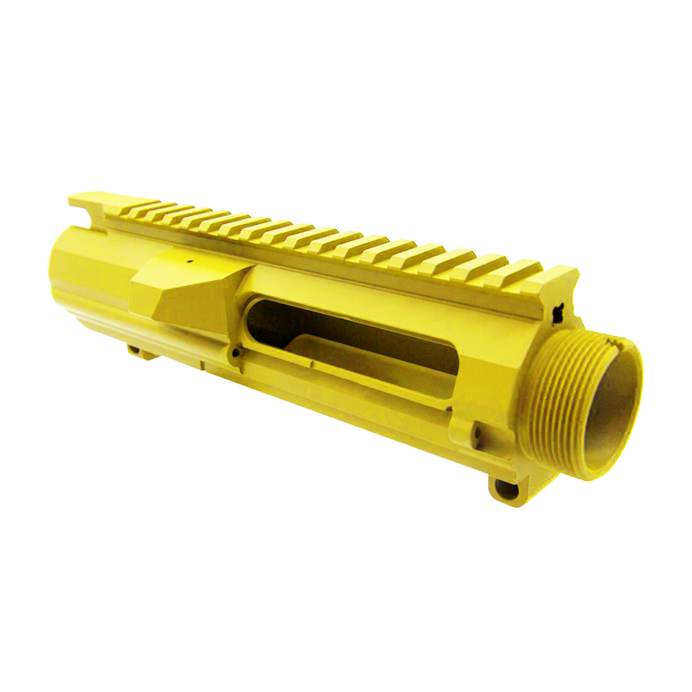 AR-10/LR-308 Low Profile Upper Receiver- Cerakote Lemon Zest  (Made in USA)