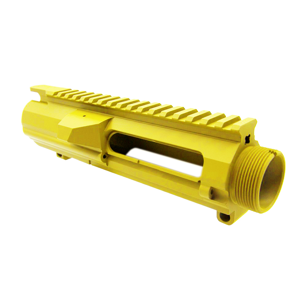 AR-10/LR-308 Low Profile Upper Receiver- Cerakote Lemon Zest  (Made in USA)