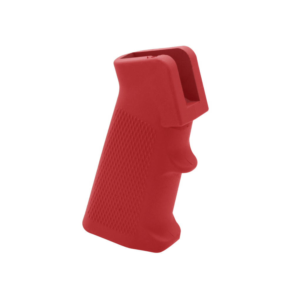 AR-15/10 A2 Style Pistol Grip w/ Screw & Lock Washer- Cerakote Red