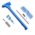 AR-15 Charging Handle Forward Assist and Ejection Cover Door - BLUE