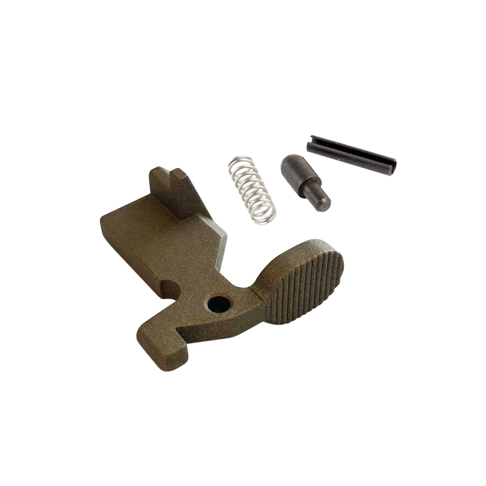 AR-15 Bolt Catch Assembly Kit with Plunger, Spring & Roll Pin - Cerakote Burnt Bronze