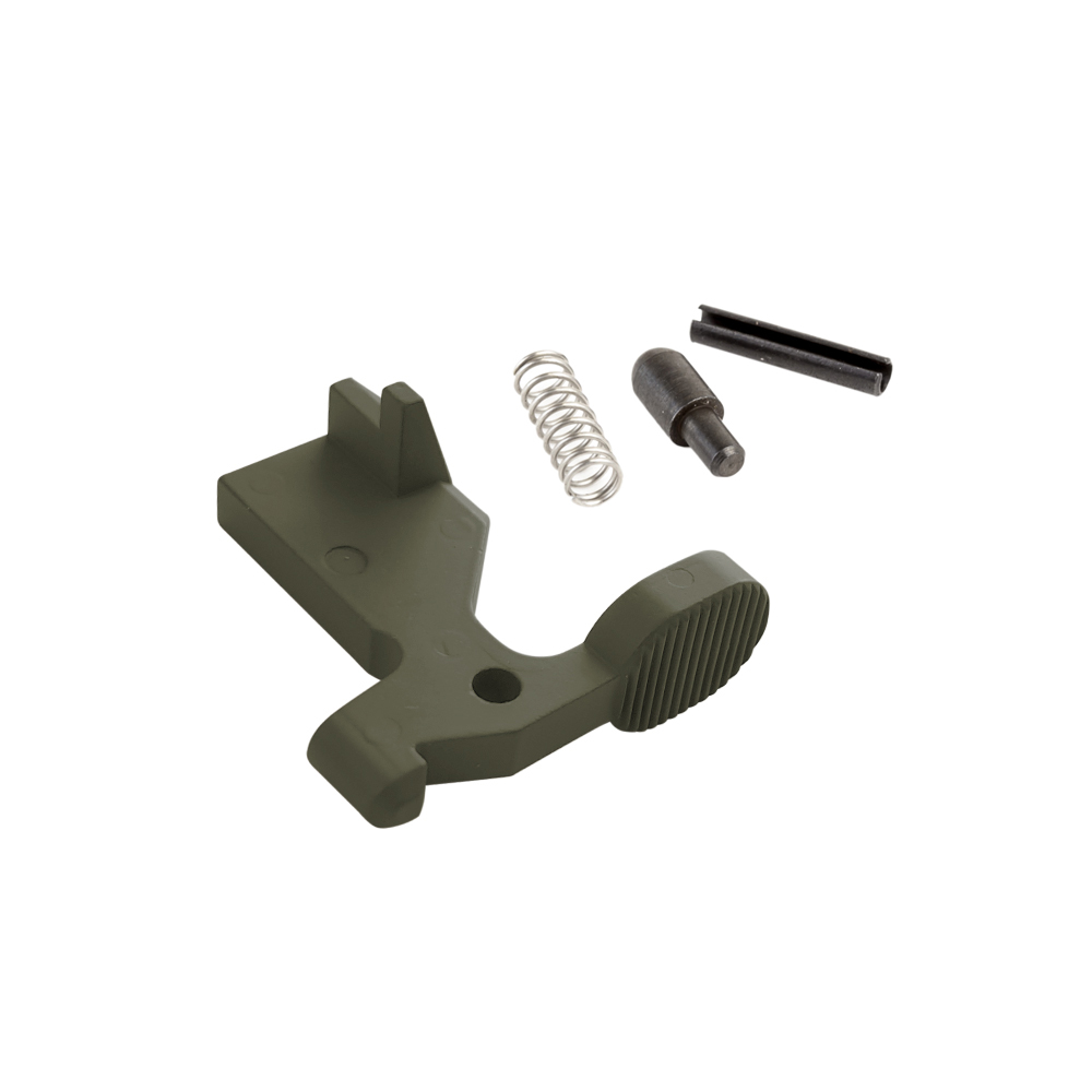 AR-15 Bolt Catch Assembly Kit with Plunger, Spring & Roll Pin - Cerakote OD Green 