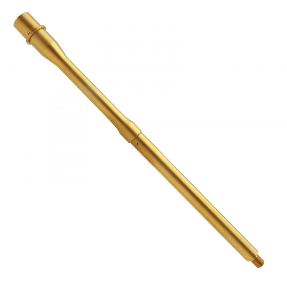 5.56 NATO 16'' Carbine Length Barrel 1:8 Twist Gold Finish M4 Profile (Made in USA)