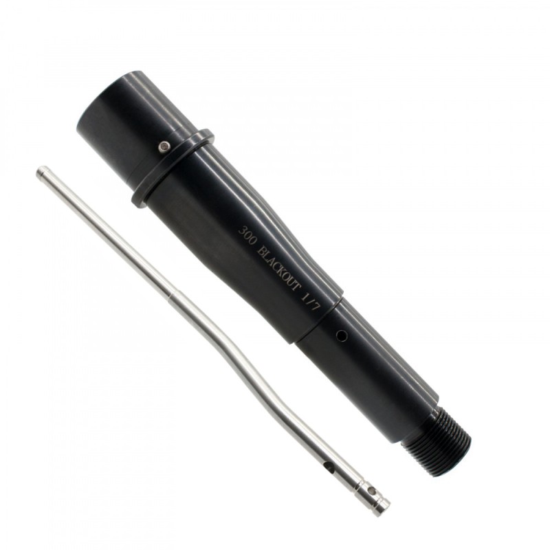 300 Black AAC 5'' Pistol Length Barrel 1:7 Twist Nitride and Micro Gas Tube (Made in USA)
