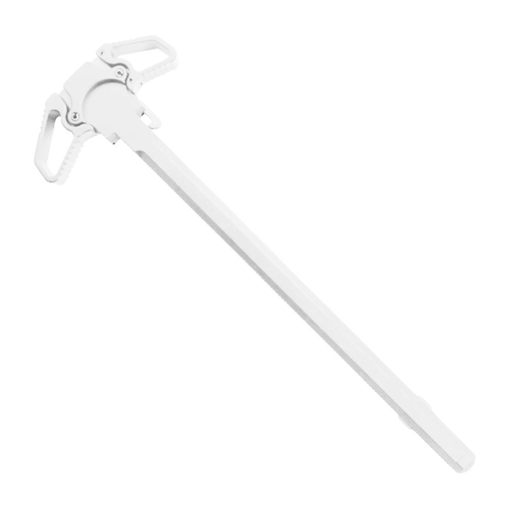 AR-10 / LR-308 DUAL AMBIDEXTROUS CHARGING HANDLE - CERAKOTE BRIGHT WHITE