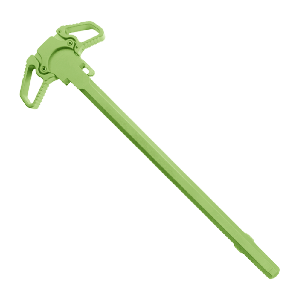AR-10 / LR-308 DUAL AMBIDEXTROUS CHARGING HANDLE - CERAKOTE ZOMBIE GREEN