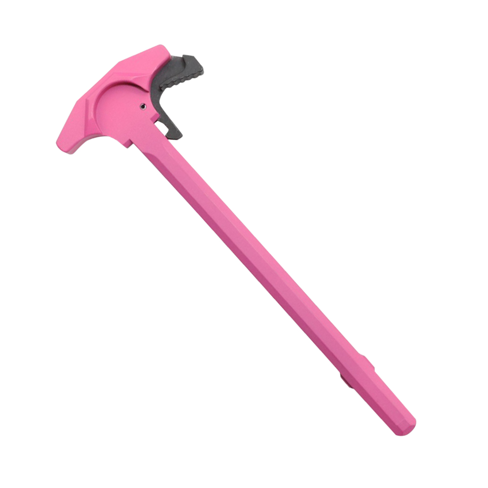 AR-15 Tactical "TALON" Style Charging Handle w/ Oversized Latch Non-Slip - PINK