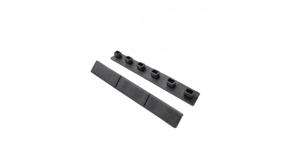M-LOK and Keymod Rails Protective Rubber Cover -Black
