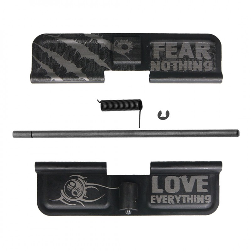 AR-15 Dust Cover W/ Fear Nothing and Love Everything Engraving