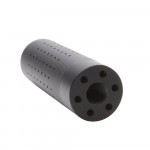 AR-9/9X19 1/2"x36 Pitch6 Thread 3" Muzzle Brake Fake Can Mock -Over Barrel Exp.Thread with Gas Holes