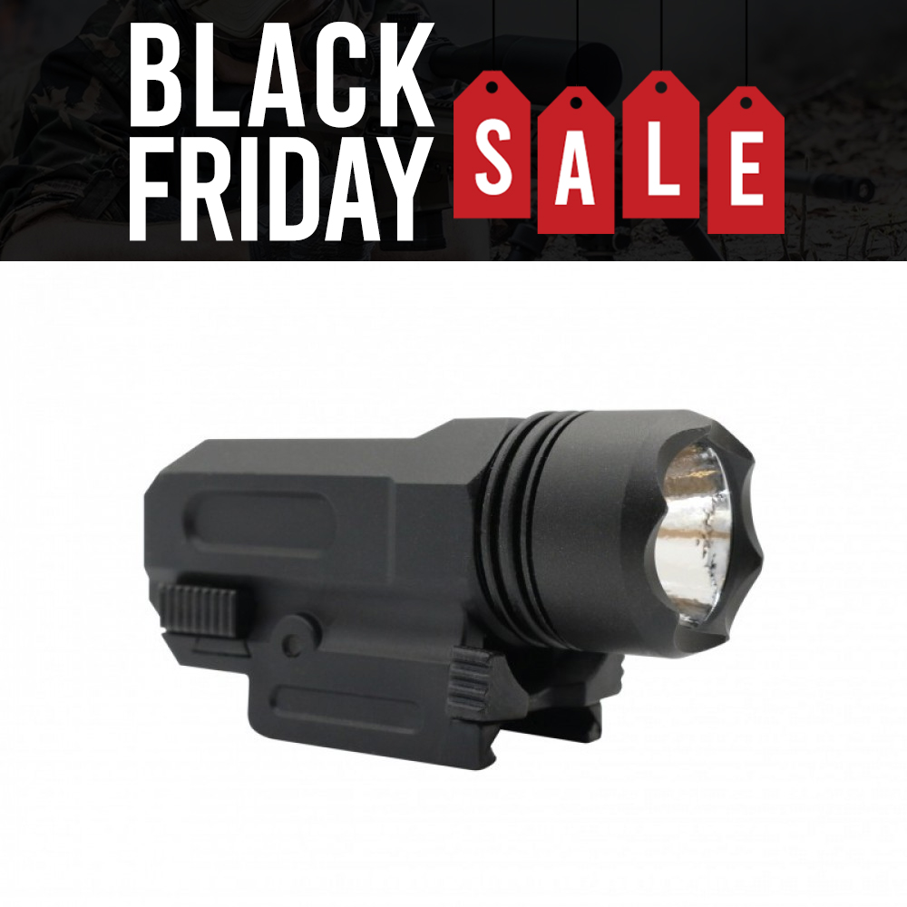 150 Lumens Flashlight with Quick Release Mount | Polymer