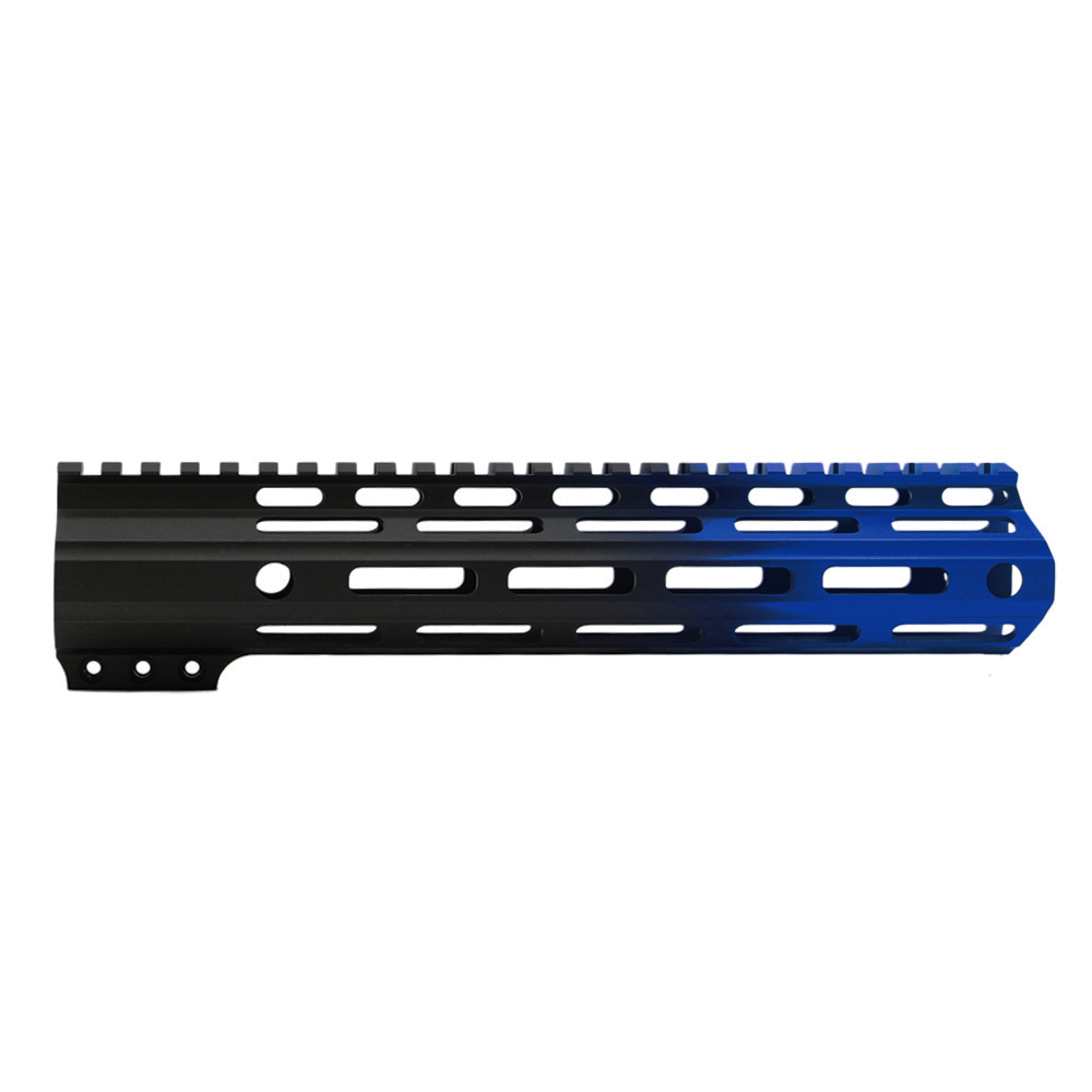 CERAKOTE GRADIENT BLU | AR-15 ANGLE CUT CLAMP ON M-LOK 10 INCH HANDGUARD - MADE IN U.S.A CERAKOTE GRADIENT BLU | AR-15 ANGLE CUT CLAMP ON M-LOK 10 INCH HANDGUARD - MADE IN U.S.A