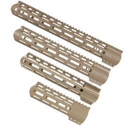 AR-15 7" M-Lok Super Slim Light Free Float Handguard  (MADE IN USA) - FDE - Options Available