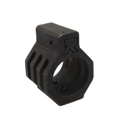 .750 Low Profile Steel Gas Block Caged with Roll Pins & Wrench -Black 