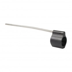Low-profile steel AR gas block 750 + Stainless steel gas tube - Pistol length ( Assembled)