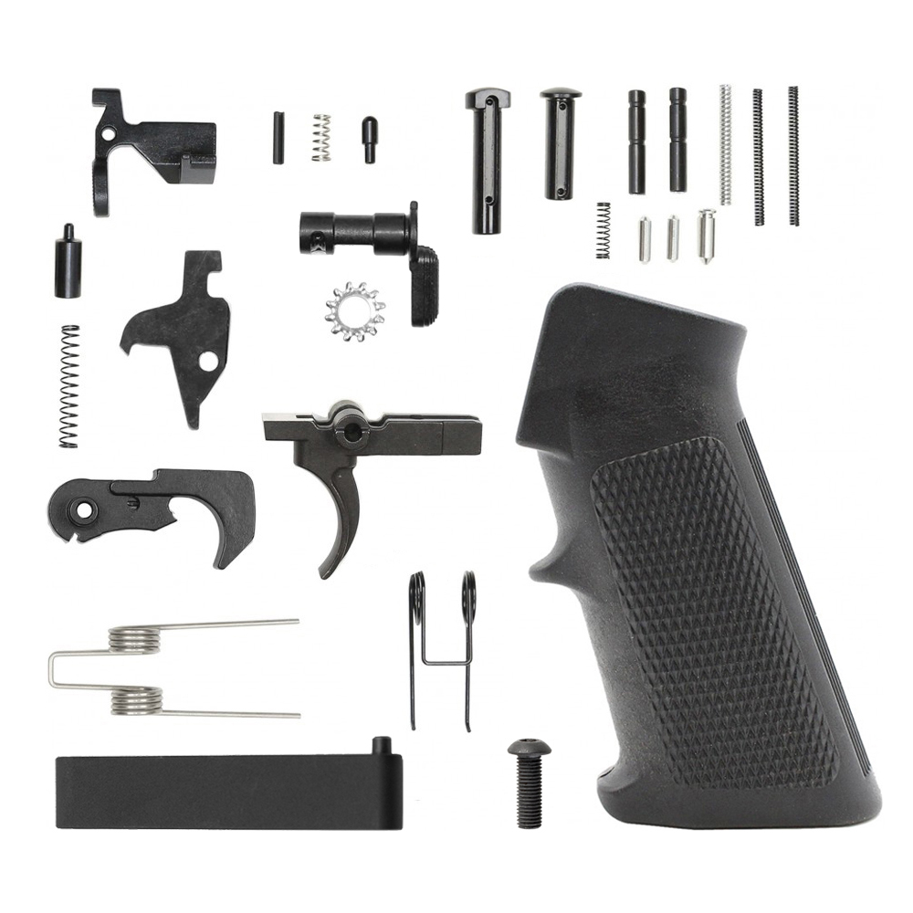 AR 9MM Lower Parts Kit w/ Standard Grip & Trigger Guard