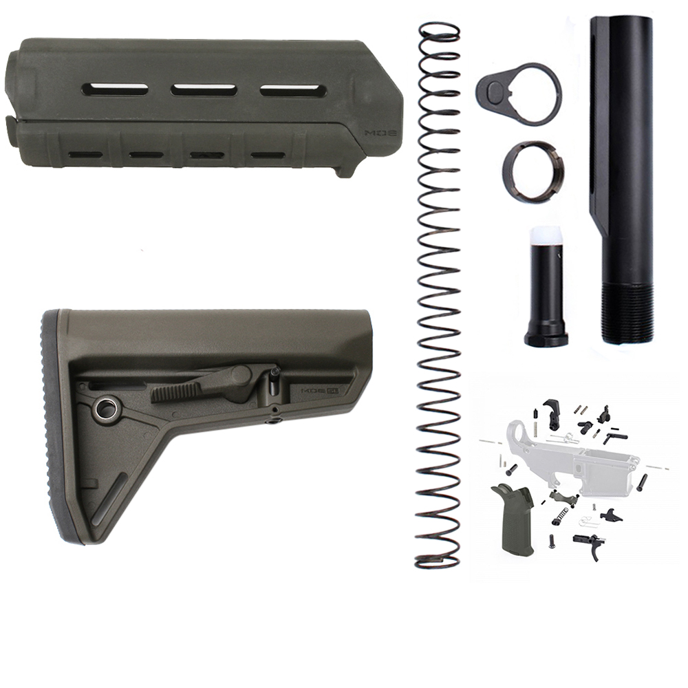 MAGPUL MOE SL CARBINE STOCK WITH HANDGUARD AND GRIP-OD Green