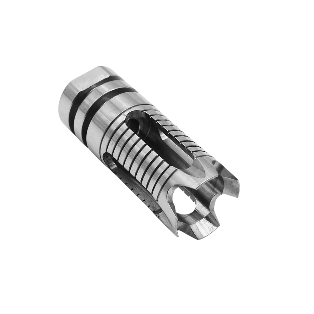 AR-15 Stainless Steel Muzzle Brake 1/2"x28 Pitch