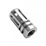 AR-15/.223/5.56 A2 Stainless Steel Muzzle Brake for 1/2"x28 Pitch - 5 Ports 