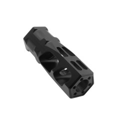 AR-10/ LR-308 Hexagon Muzzle Brake 5/8x24" Black Nitride-(Made in USA)