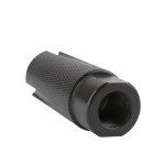 AR-15/.223/5.56 Low Concussion Muzzle Brake 1/2"x28 Pitch TPI Knurled -3 ports