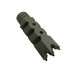 AR-15/.223/5.56 Shark Muzzle Brake 1/2x28 Pitch Thread - Cerakote ODG
