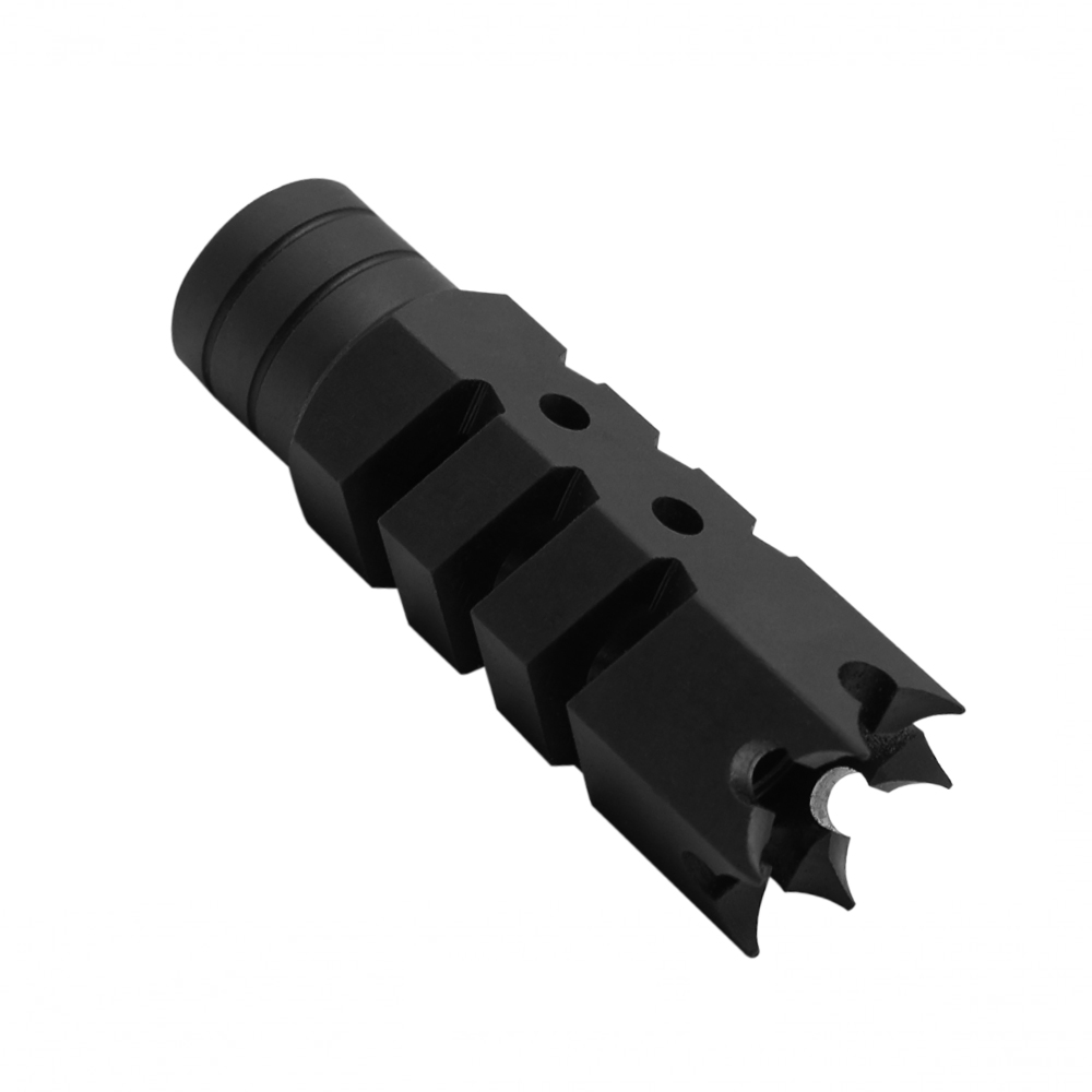 AR-10/LR-308 Shark Muzzle Brake 5/8x24 Pitch Thread 