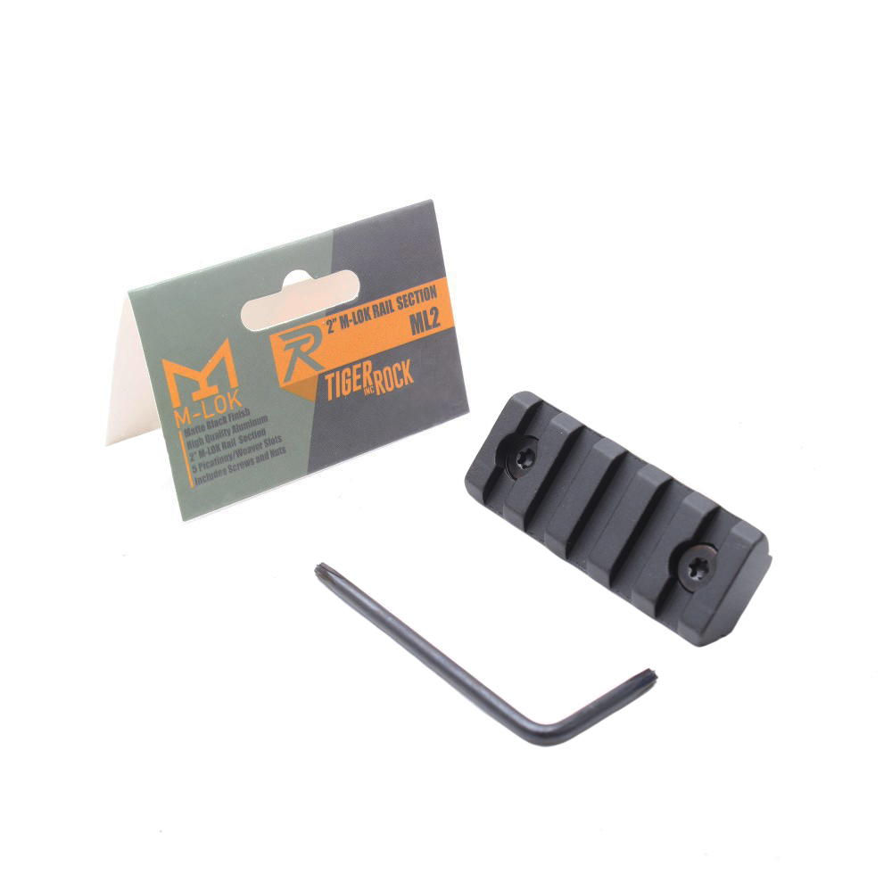 2" M-LOK Rail Section (Package)