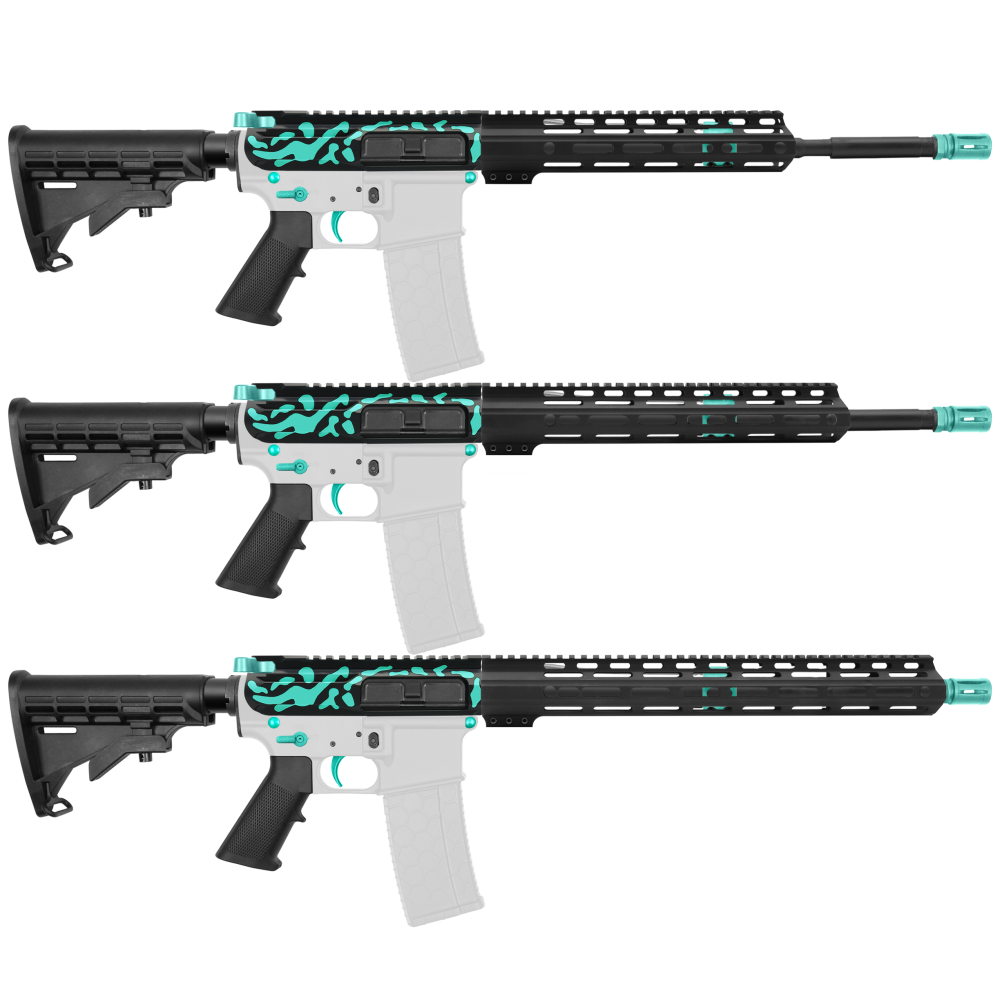 AR-15 5.56 NATO 16" CARBINE KIT WITH M-LOK HANDGUARD LENGTH OPTION -V2 - CERAKOTE CAMO RGB