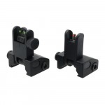 Fiber Optics Flip Up Front & Rear Sights with Red and Green Dots