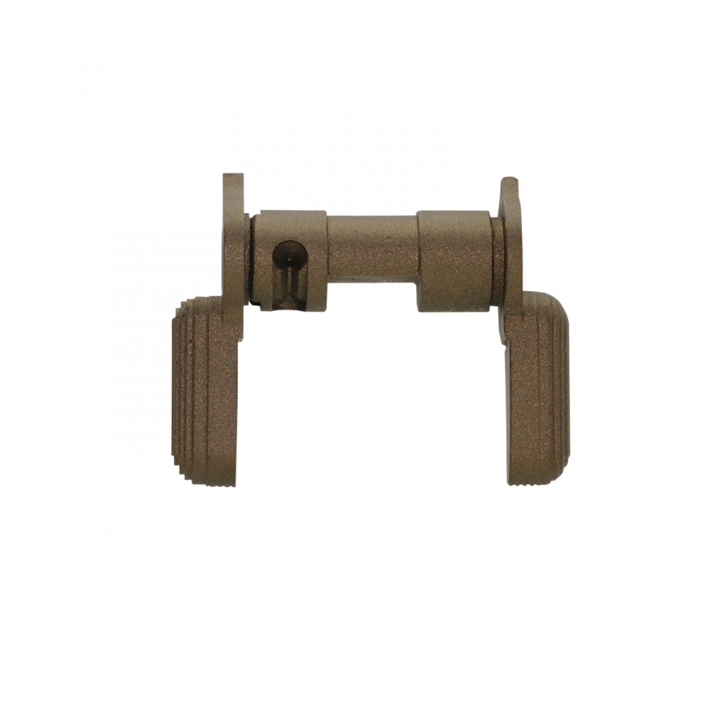 AR15 Dual Safety Selector Lever - Cerakote Burnt Bronze