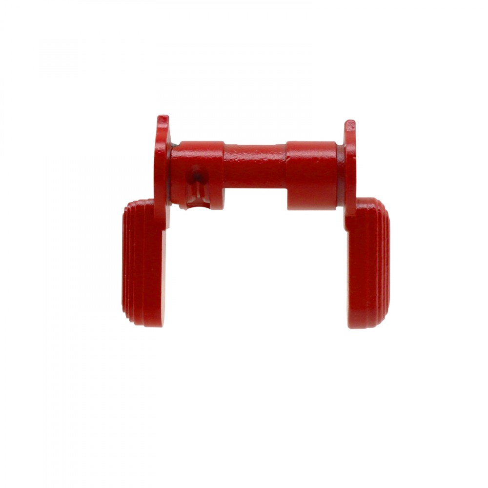 AR-15 Dual Safety Selector Lever - Cerakote RED