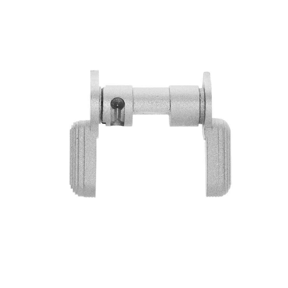 AR-15 Dual Safety Selector Lever - Cerakote Glacier Silver