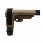 SB Tactical SBA3 Pistol Stabilizing Brace (USA) + Buffer Tube - FDE