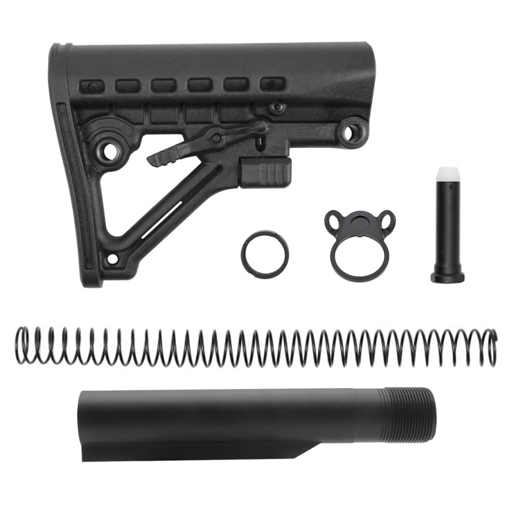 AR-15 6 Position Stock Kit - Commercial Spec- Light Weight (All Sales Are Final. No refunds or Exchanges)