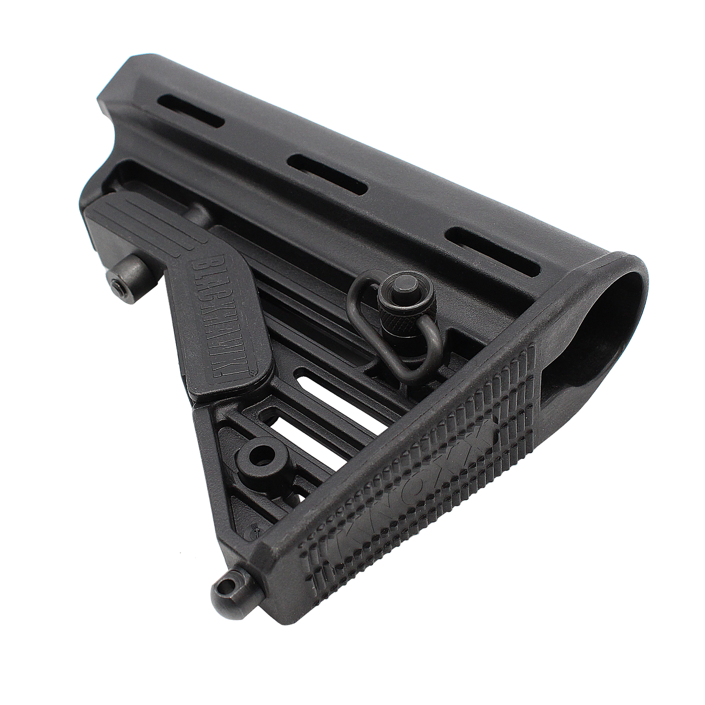 AR-15 / AR-10 BLACKHAWK KNOXX BUTTSTOCK-MIL-SPEC - Black