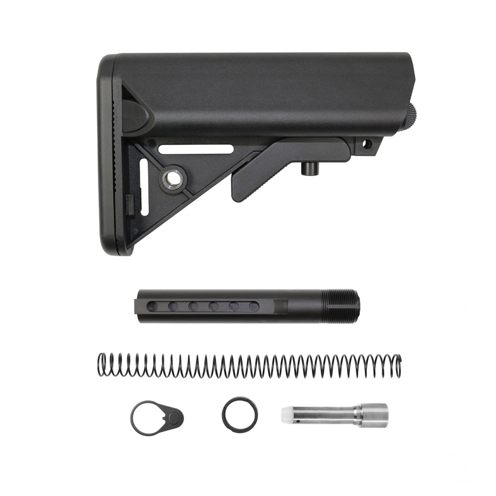 AR-9mm SOPMOD Stock 6-Position Collapsible Stock Kit w/ 7 Ounce Stainless Buffer