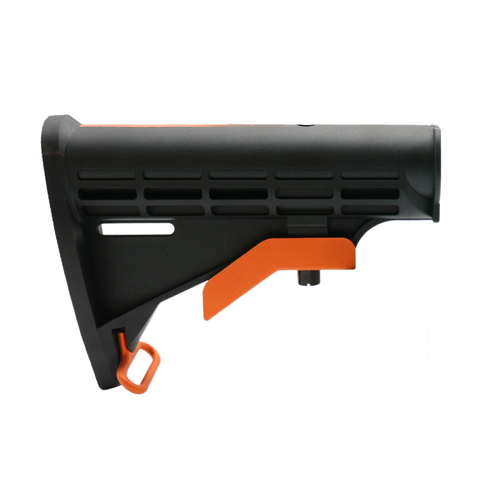 CERAKOTE GRADIENT ORANGE | AR-15 Collapsible Standard Version Stock Body-Mil Spec- MADE IN USA