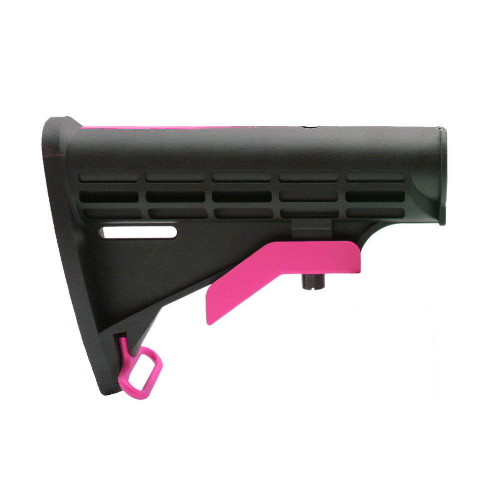 CERAKOTE GRADIENT PINK | AR-15 Collapsible Standard Version Stock Body-Mil Spec- MADE IN USA