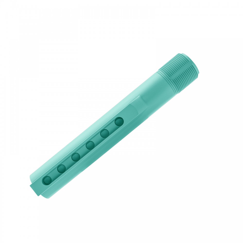 AR15 Stock Buffer Tube -Mil-Spec -6 Positions - Cerakote Robins Egg