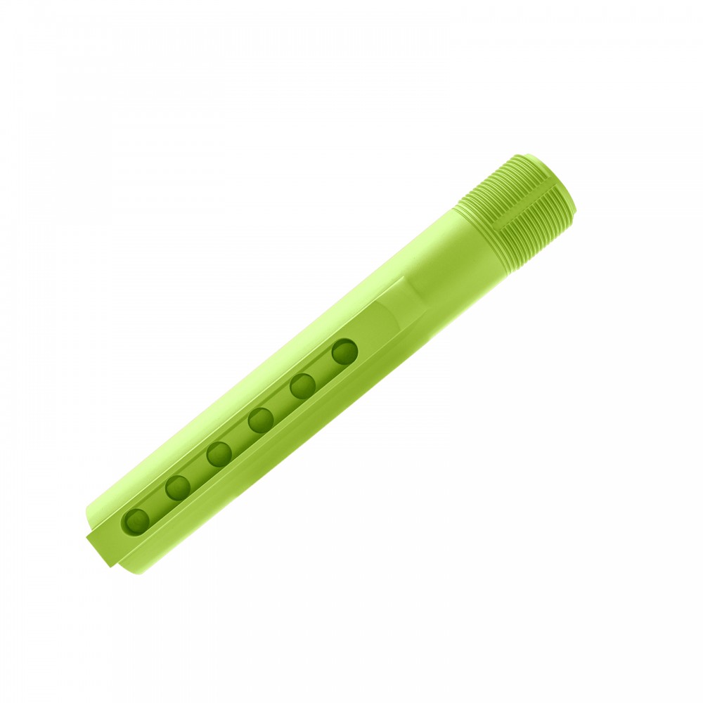 AR15 Stock Buffer Tube -Mil-Spec -6 Positions - Cerakote Zombie Green