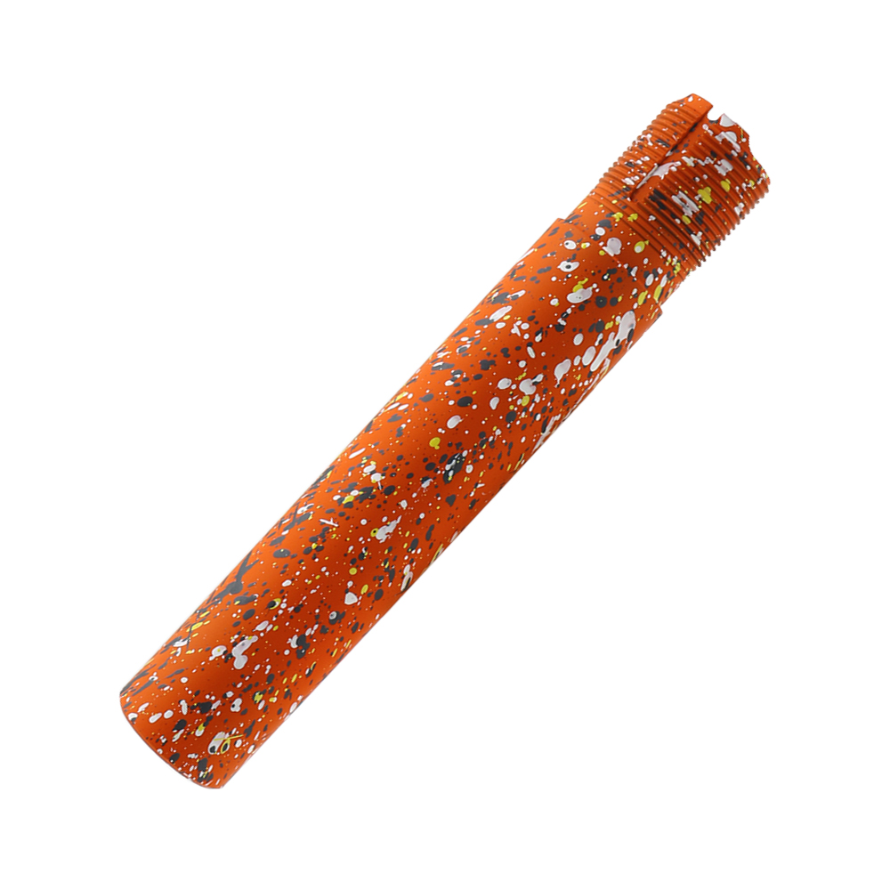 Cerakote Splatter | AR - Pistol Buffer Tube - Base Hunter Orange - Pattern - Sniper Gray - Bright White - Lemon Zest