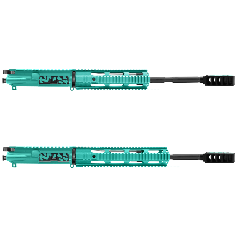 AR-15 5.56 NATO 16" CARBINE KIT WITH FREE FLOAT HANDGUARD LENGTH OPTION - CERAKOTE CAMO RGB - UPPER ASSEMBLY