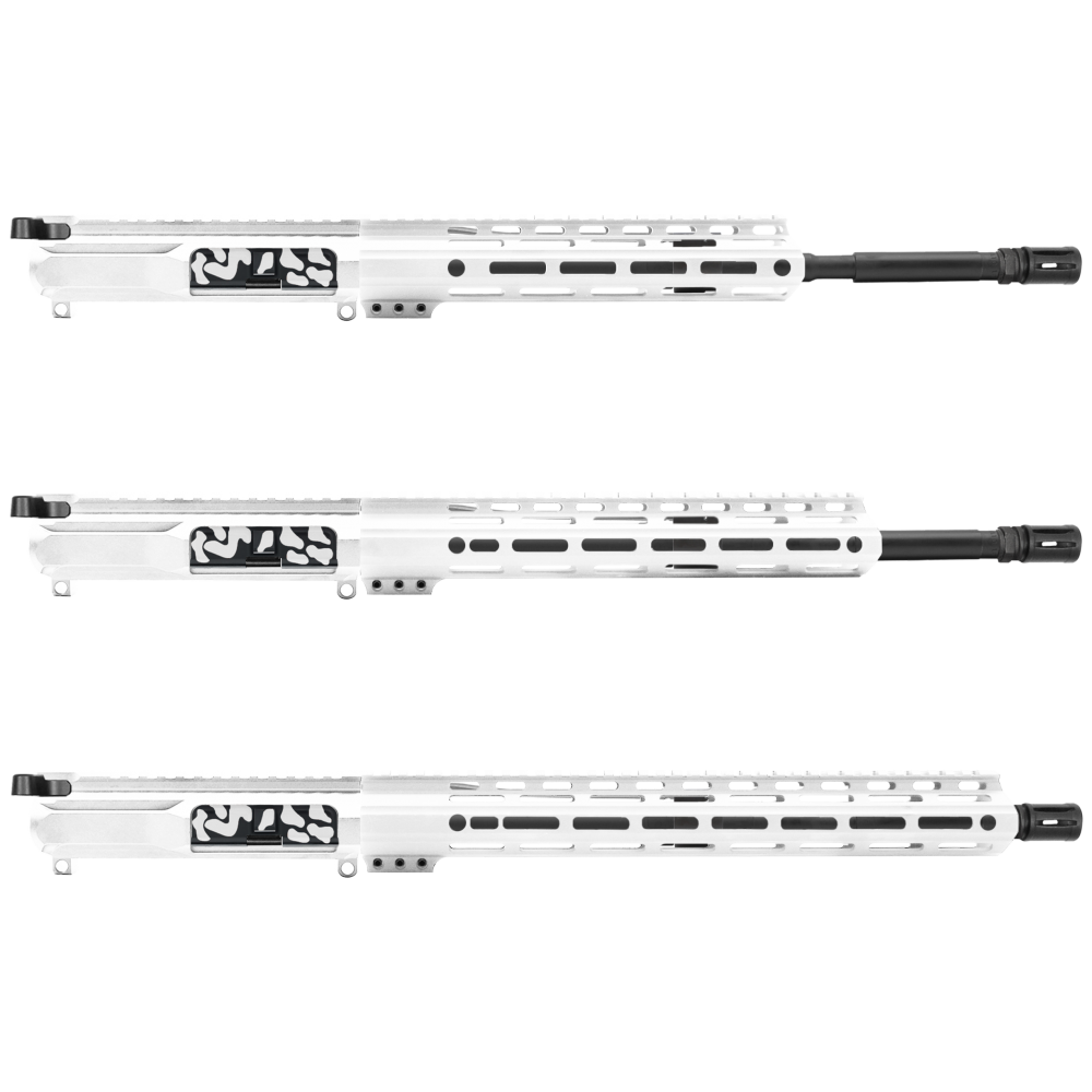 AR-15 5.56 NATO 16" CARBINE KIT WITH M-LOK HANDGUARD LENGTH OPTION - CERAKOTE CAMO WHI - UPPER ASSEMBLY