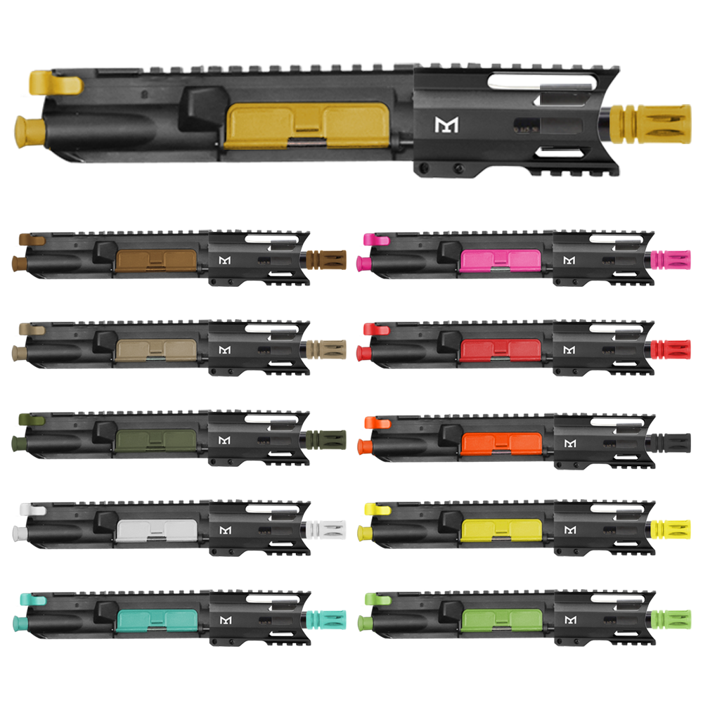 AR-15 5.56 NATO 5'' PISTOL- FORGED UPPER WITH 4'' HANDGUARD AND COLOR OPTION BUNDLE - UPPER ASSEMBLY