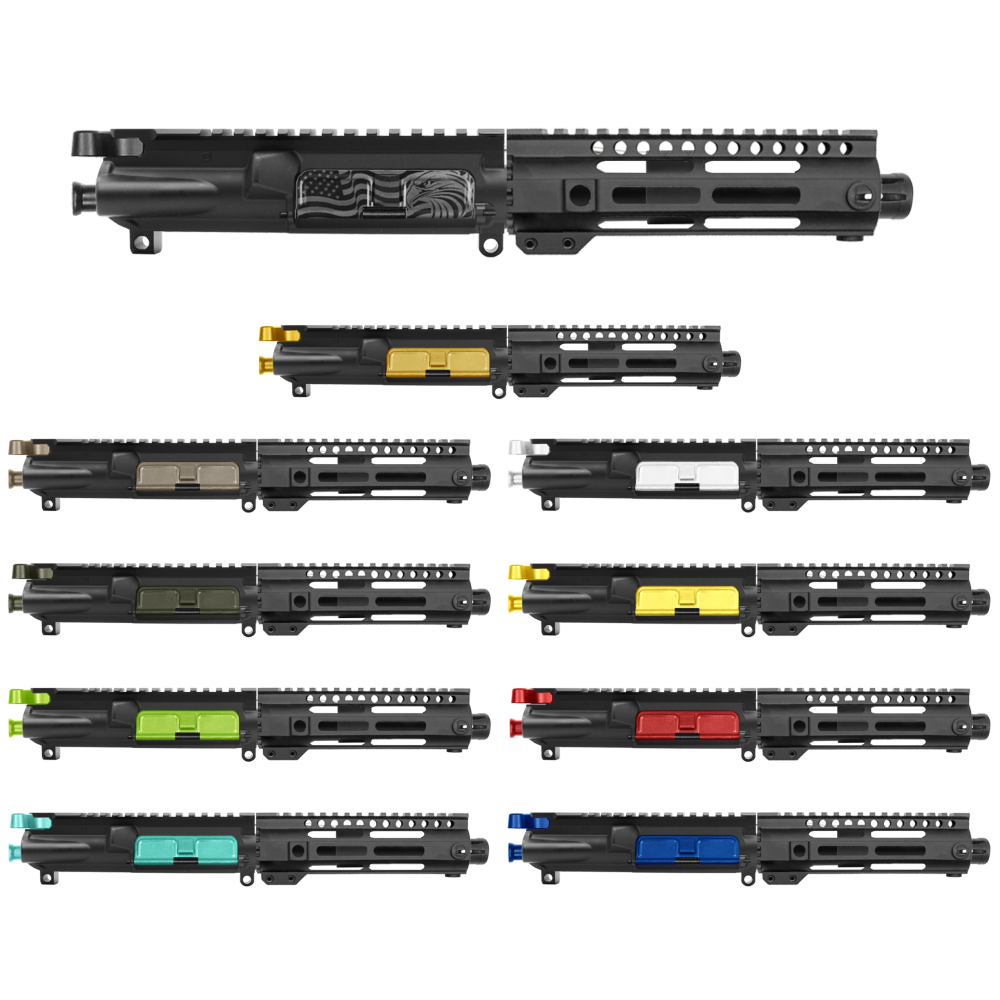 AR-15 5.56 NATO 6'' PISTOL- FORGED UPPER WITH 7'' HANDGUARD AND COLOR OPTION BUNDLE - UPPER ASSEMBLY
